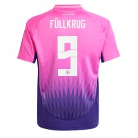 Camiseta Alemania Niclas Fullkrug #9 Visitante Equipación Eurocopa 2024 manga corta